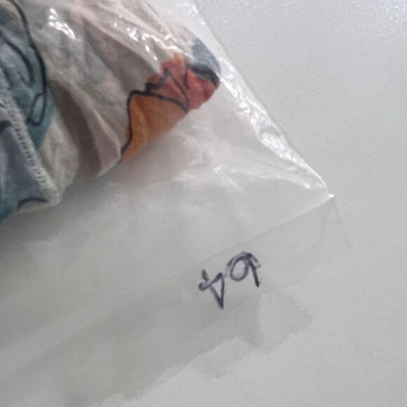 Dolce & Gabbana Jumpsuit Women’s 6 Silk Wide Leg Majolica Water Color Print - Picture 10 of 10